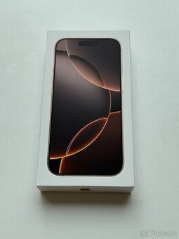 iPhone 16 PRO 256GB nový ✅ pouštní titan