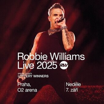 Robbie Williams Praha 7.9.2025 OVĚŘENÝ PRODEJCE - 1