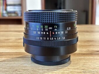 Carl Zeiss Jena Pancolar 50 mm f1.8 electric "Green MC"