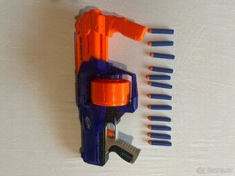 Nerf-gun + 12 nerf náboje