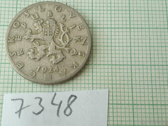 50 hal. 1924 - mince Československo