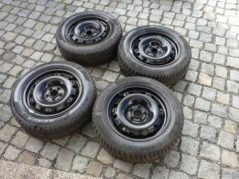 ZIMNÍ PNEU + DISKY 185/60R15 VW ŠKODA 15"SEAT