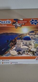 Puzzle Santorini 50x70cm 1000 dílků