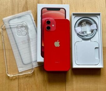 iPhone 12 Mini Red BATERIE 100% TOP