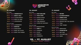 Lovestream festival 3dňovy | 3 day ticket 4ks