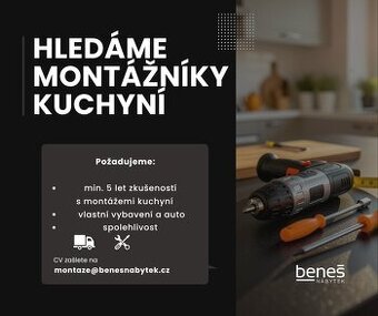 Zkušený montážník kuchyní a nábytku