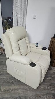Masážní a vyhřevné televizní křeslo