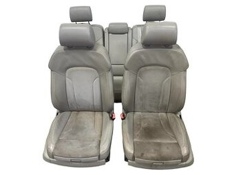 Sedačky šedá kůže alcantara Audi Q7 4L r.v. 2007 - 1