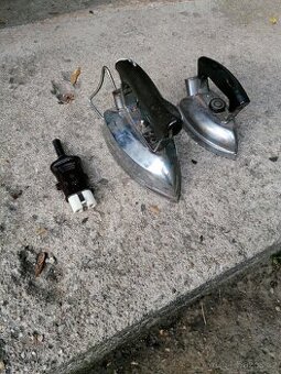 Staré žehličky, vše 300kč