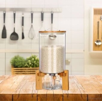 Velký skleněný zásobník 7,5l