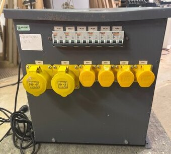 Masivní Jednofázový Transformátor 240V / 115V (8 kVA)