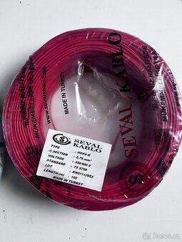 Měděné vodiče 300m - nové namotané