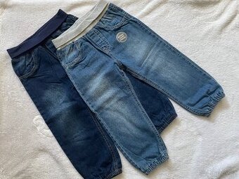 Kalhoty nove 98 podšité bavlnou