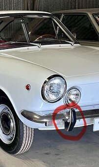 Fiat 850 Sport coupe, obroučky, slzy nárazníku