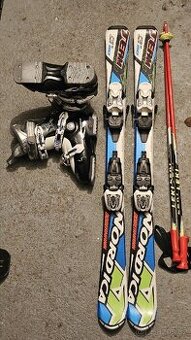 Dětské lyže 110cm + lyžáky Dalbelo