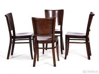 Zachovalé jídelní židle, výroba cca 1940.