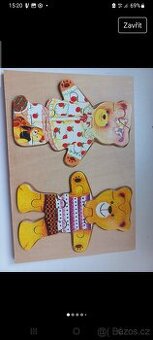 Dřevěná skládačka