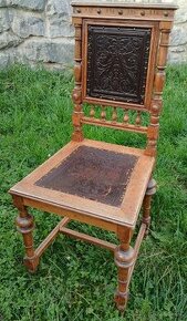 Prodám sadu 4 židlí z roku 1910, jednotlivě nebo jako sadu