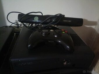 XBox 360 +  bezdr. ovl. + KINECT + 8 her + kabel HDMI + TV