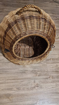 Přepravka proutěná, košík na zvířata