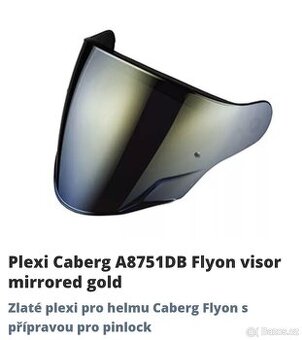 Iridiové plexi na helmu Caberg Flyon