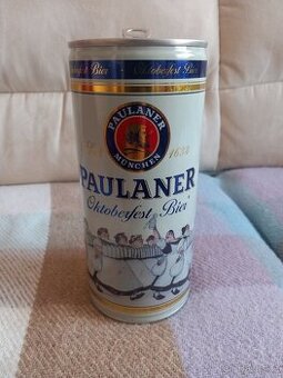 Plechovka od piva Paulaner