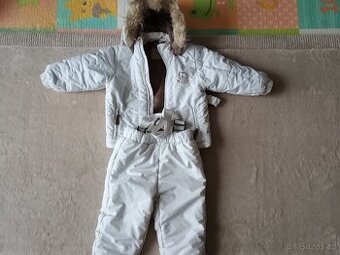 Zimní bílá kombinéza vel. 80