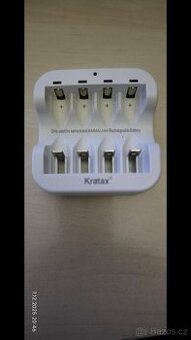 nabíječka KRATAX pro Li-Ion AA/AAA