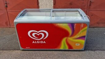 Pultový skleněný mrazák Algida, 319L, AHT NUCAB AT 400