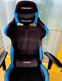 Herní židle RACE modro-černá