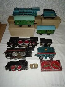Parní lokomotivy 4 ks, tendrů 2 ks a vagónů 2 ks - 1