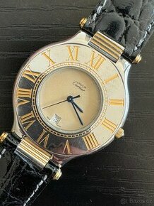Prodám unisex hodinky Must de Cartier 21, 90. léta