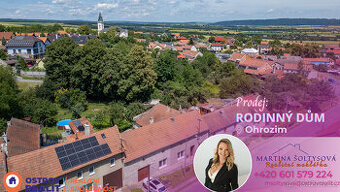 Prodej, řadový rodinný dům, pozemek 709 m2, Ohrozim - 1