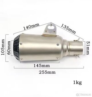 tlumič vyfuku V-GP. 2ks