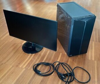 PC herní sada Intel core i7 8GB + monitor ACER 24" - 1