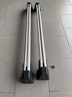 Hagusy, příčníky, střešní nosič. BMW