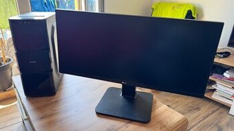 Herní PC + 29” UltraWide monitor LG – připraveno k použití