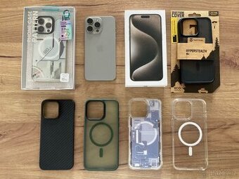 iPhone 15 pro max 256gb natural titanium - 1