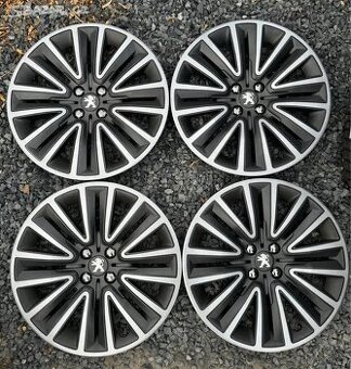 Poklice Peugeot 16" 4ks - TOP Stav - 1