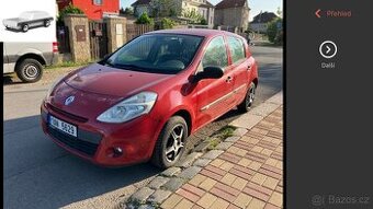 Renault Clio 1,2 benzín, rv 2010 velmi dobrý sta, 99 tis km