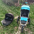 Thule Urban Glide 2 Blue s korbou Bassinet