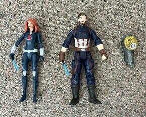 Captain America a Black Widow
