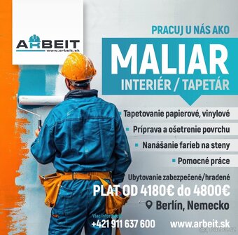 MALÍŘE / TAPETÁŘE / VENKOVNÍ FASÁDY / INTERIÉRY / Německo