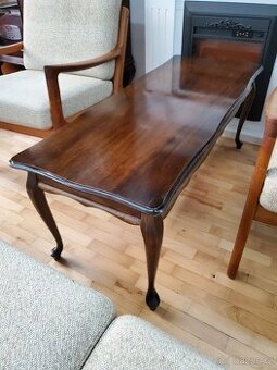 Retro konferenční stolek 49x119 cm, výška 47 cm
