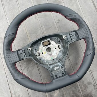 Vw Golf V Gti nový kožený volant
