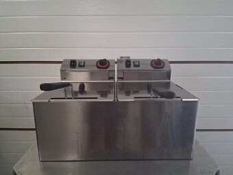 Fritéza elektrická dvojitá 0,38 kW/l, 8+8 l stolní