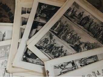 Velká sbírka Ocelorytů Henry Winkles (1801-1860)