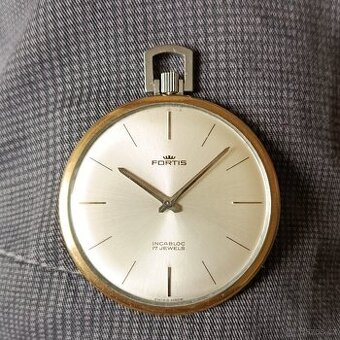 Elegantní kapesní hodinky FORTIS