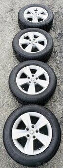 Prodám kompletní sadu originálních ALU kol ŠKODA 215/60 R16