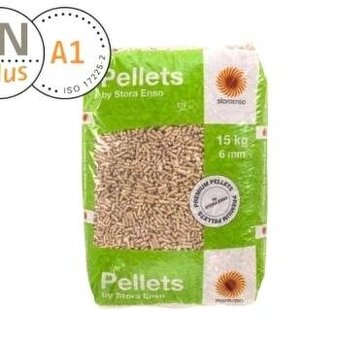 DŘEVĚNÉ PELETY STORA ENSO, PREMIUM ČI TIGER SKLADEM